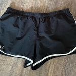 Under Armour Black and White Athletic Shorts Photo 0