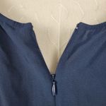CAbi Womens Jumpsuit Size M French Navy Drawstring Waist Sleeveless Back Zip Photo 7