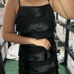 Vintage adrianna tiered 100% silk dress y2k Photo 0