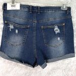 Boutique Distressed Denim Jean High Rise Shorts Nwt Size 15/32 Gemma Rae Photo 6