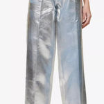 Good American Good '90s metallic relaxed-fit denim-blend jeans. Size 22 Photo 0