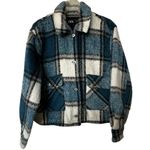 ZARA Plaid Soft Cropped Jacket Shacket Classic M Photo 0