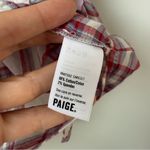 Paige  Kieran Tie Front‎ Plaid Blouse XS Photo 6