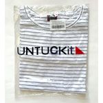 UNTUCKit Striped Cotton Boatneck Long Sleeve T Photo 4
