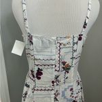 ASOS DESIGN cotton dropped corset waist midi skater dress in patchwork print Photo 7