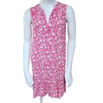 Untuckit Lucy Pink & White Floral Sleeveless Dress (S) Pink Photo 4