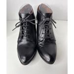 Jeffrey Campbell Ibiza Maxwell Boxxy heeled leather lace up ankle boots 9 Black Photo 6