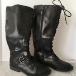Black Knee High Boots, Size 8 Photo 0