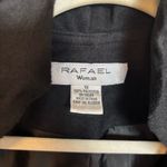 Rafael Woman Women's Blazer Jacket Ruffle Hook Closure Polyester Black Size 1X‎ Photo 4