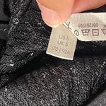 Free People Women's Supershine Black Sequin Boatneck Bodysuit Size Small Photo 5