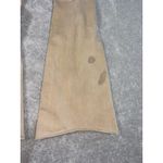 risen tan flare jeans raw hem 28 stretch distressed spots shown on leg Brown Photo 7