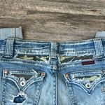 Miss Me Y2K Vintage Camo Flap Pocket Crystal Windsor Blue Jeans Size 26 🔲 Photo 4