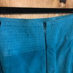 Newport News  Turquoise Blue Suede Leather Pencil Skirt Sz 18 Western Rodeo Photo 3