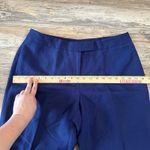 Anne Klein Womens 10 Cropped Pants Blue Linen Blend Career Casual Photo 7