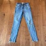 Free People We the  high rise button fly skinny jean 26 Photo 2