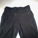 Moonstone Pants Womens Small Black Stretch Straight Leg Zip Ankles Performance Photo 10