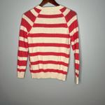 Madewell  Wallace Prism Open Coral Sweater 100% cotton long sleeve sweater XS Photo 6