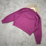 Lululemon  Ribbed Softstreme Perfectly Oversized Cropped Crew in Magenta Purple 6 Photo 2