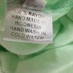 Blue Ginger Embroidered Fringe Tunic Small Boho Beach Coastal Nautical Festival Green Photo 8