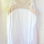 Darlin White Sleeveless Dress/Beach Coverup NO SIZE TAG see measurements Boho Photo 0