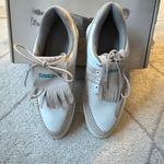 Reebok Women's Tan/White Leather Golf Shoe Sz 8.5 Photo 1