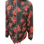 Coach Floral Windbreaker Hoodie Jacket Size Small Photo 12