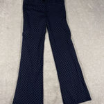 Betabrand  bootcut dress pants dress pants navy print medium petite Photo 0