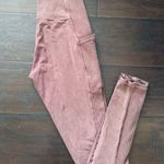 Aerie Offline Free People Inspired Acid-Washed Rusty Pink Leggings | Size: S Photo 0