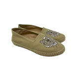 Kenzo Beige Classic Tiger Embroidered Espadrilles Beige Tan Size 38 / US 6.5 Photo 5
