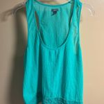 Aerie Mint Tank With Crochet/lace Bottom Photo 0