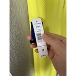 Peter Nygard NWT  Petite Beaded Neck Yellow Lined Dress Sleeveless Zipper Size 12 Photo 6