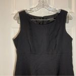 Kasper  Black Scoop Neck Sleeveless Sheath Dress 10 Photo 4