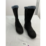 Womans Riding Boots 7.5/8 Black Lined NWOT Full Zip Photo 1