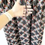 Sandro Black Floral Sheer Maxi Dress Photo 4