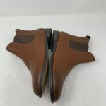 Lands End Womens Size 9 Brown Leather Classic Chelsea Boot Preppy Photo 4