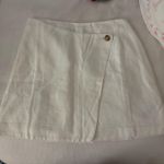 French Connection  White Linen Skirt Photo 0
