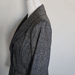 Eddie Bauer  Women’s Gray Wool-Silk Blazer – Elegant Work & Casual size 10P Photo 3