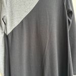 Karen Kane  Sweater Dress Women Size Medium Grey Black Boho Long Sleeve Pullover Photo 7