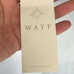 WAYF  Nordstrom | NWT | Small | Gauzy Semi-Sheer Black Long Sleeve Cropped Blouse Photo 6