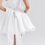 House Of CB  'Noele' White Satin Strapless Bow Mini‎ Gown NWOT Size XL Photo 1