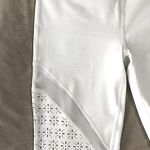Aerie  White Cropped High-Waisted Leggings Size M Photo 2