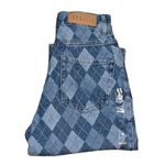 PacSun Eco Diamond Print High Waisted Straight Leg Jeans Photo 4