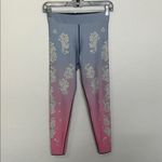Ultracor  Ombre Orchid Floral Legging Pink/Blue Size Medium Photo 1