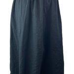 Abercrombie & Fitch  Women's Black Elastic Waist Slit Midi Maxi A-Line Skirt XSP Photo 0