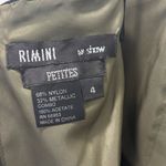 Rimini By Shaw Army Olive Green Sequins Embroidered Floral Mini Dress Formal Black Size 4 Photo 9