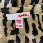 Bongo  Blouse Large‎ Leopard Print Long Sleeve Y2K Retro Statement Photo 3