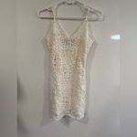 JACK  Crochet Knit Off-White Dress Size 6 Photo 4