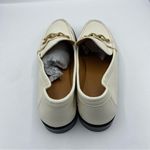 Sézane Sezane Vicky Loafers Elegant Cream/White Leather in smooth Ecru chain detail 42 Photo 3