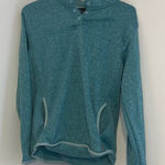 Eddie Bauer Women's Teal Sweater quarter zip Photo 0
