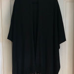 Croft & Barrow Black Knit Shawl. Free Size Photo 0